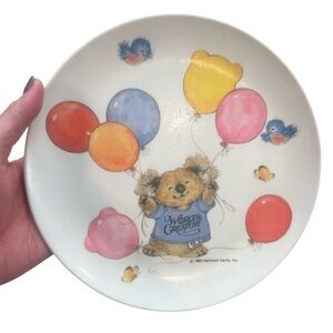 Hallmark Vtg Shirt Tales Plate 1980